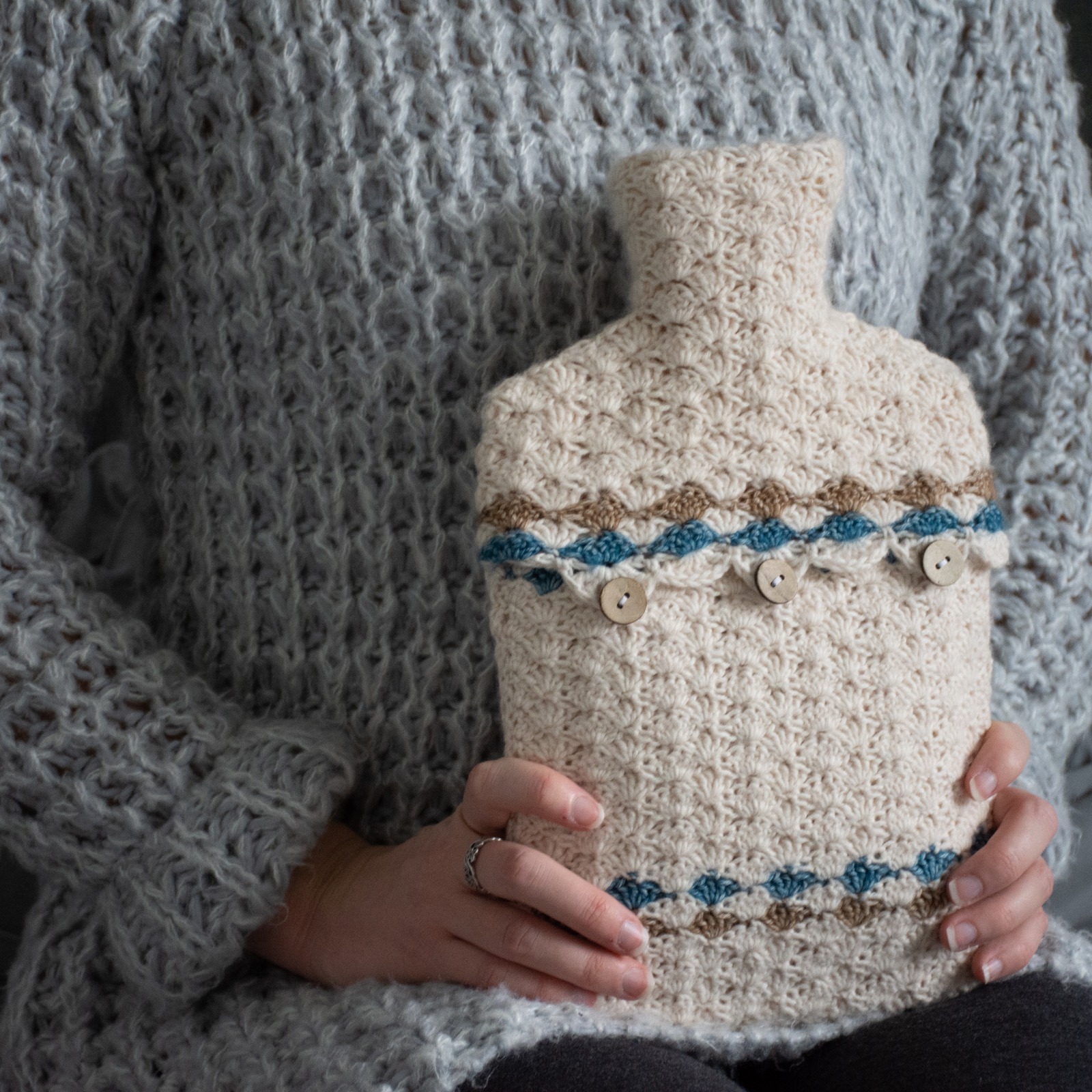 Morwenna Hot Water Bottle Cover Crochet Pattern - Image 3