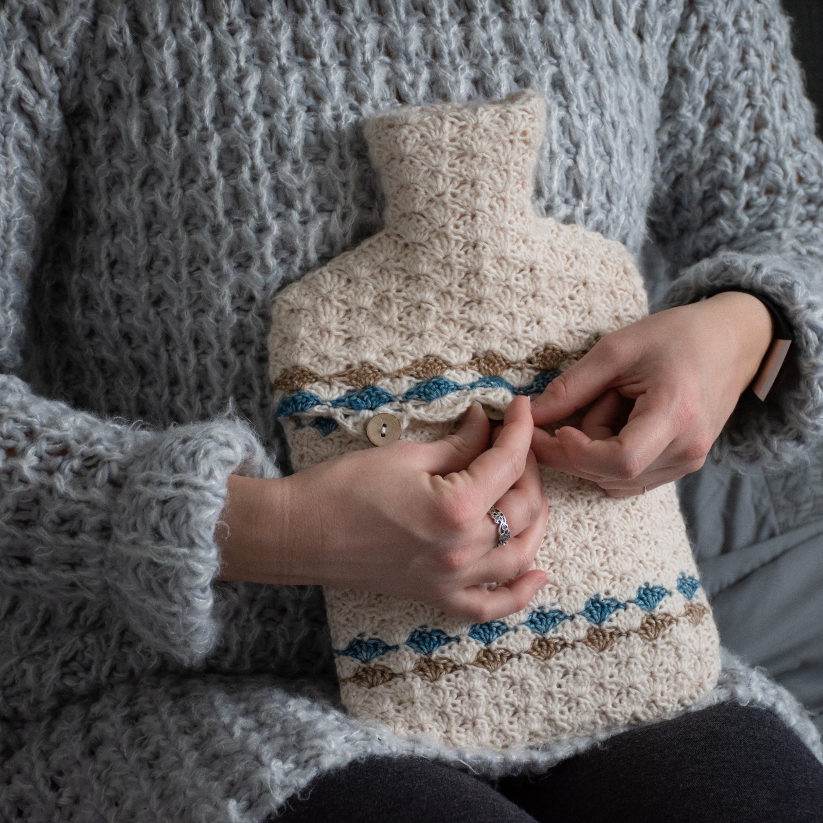 Morwenna Hot Water Bottle Cover Crochet Pattern - Image 6
