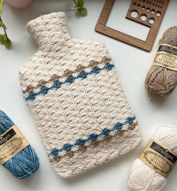 Morwenna Hot Water Bottle Cover Crochet Pattern